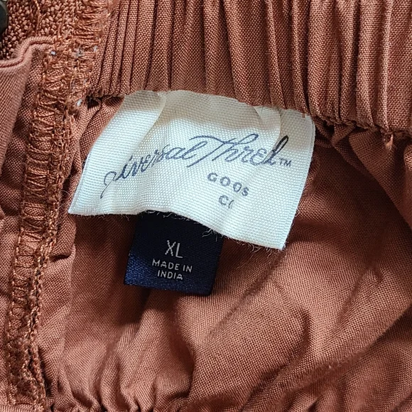 Universal Threads Cotton Jumpsuit Overall Bohemian Hippie Orange XL - Picture 7 of 7